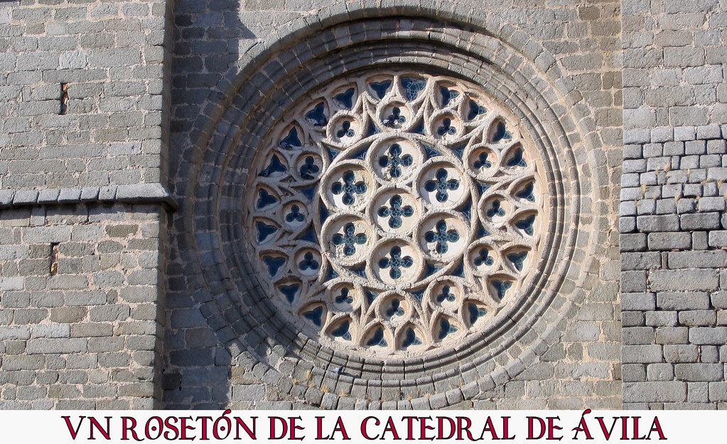 Un rosetón de la catedral de Ávila