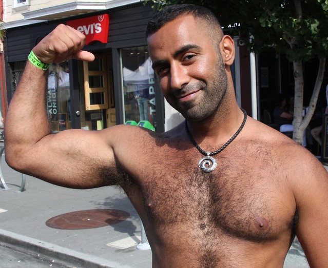 DAMN HUNKY & HANDSOME MUSCLE STUD ! ~ CASTRO STREET FAIR 2019 !  ( safe photo ) (50+ faves)