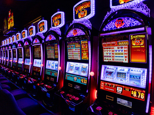#Rainbow of #gambling machines in #LasVegas #Vegas #Casino # ...