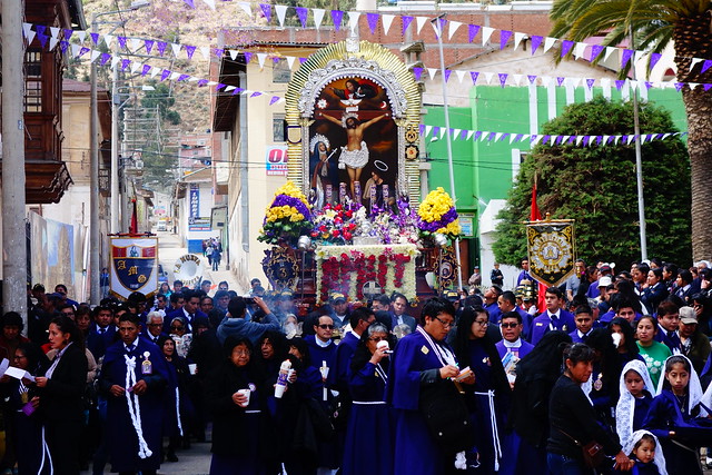 The Festival of the Señor de los Milagros - Tarma, Junin, Peru