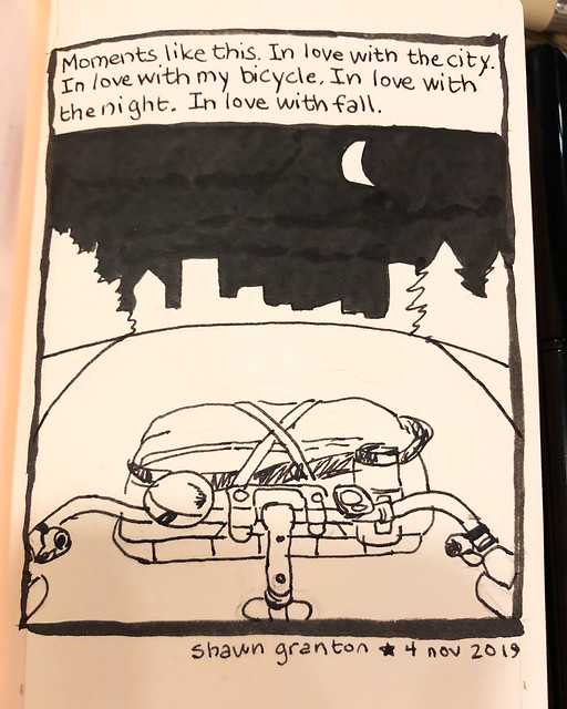Journal comic, 4 November 2019. In love.