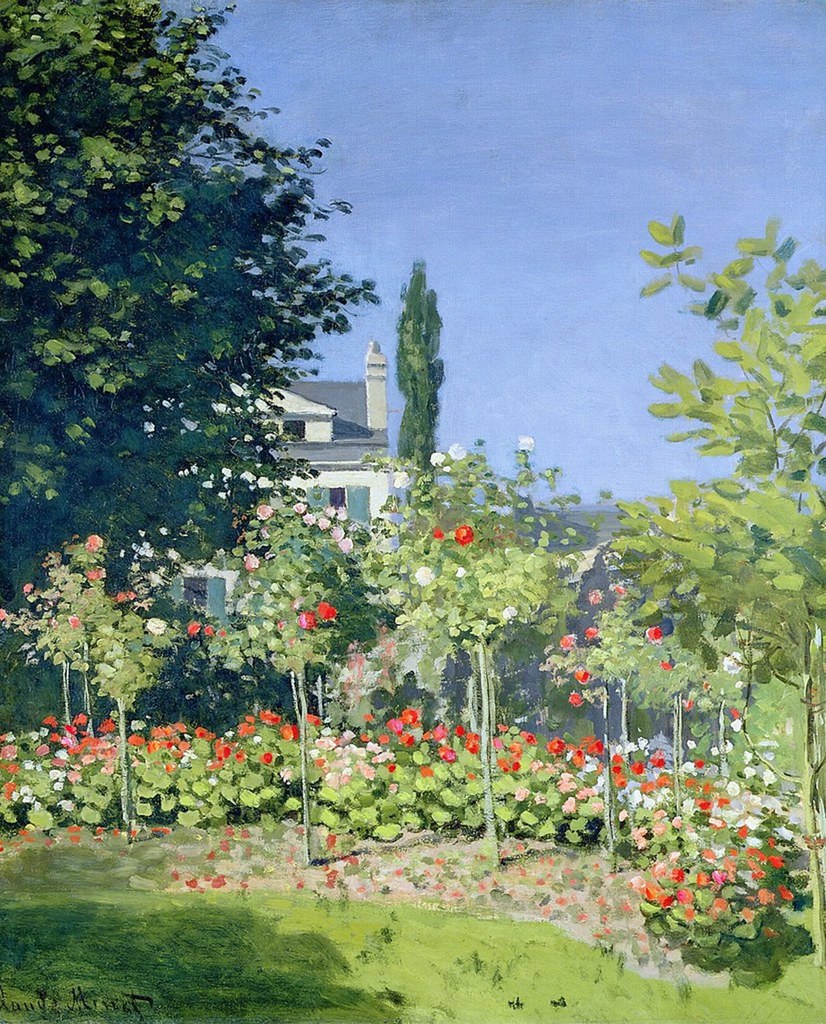 Jardin en fleurs (C Monet - W 69)