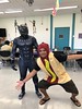 Honolulu Community College took part in Halloween festivities with crazy costumes, a Halloween Day event with games and mask decorating and handing out candy to the keiki.