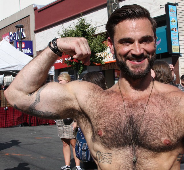 HELLA HOT, HAIRY,  &  HANDSOME HUNK ! ~ CASTRO STREET FAIR 2019 ! ( safe photo ) (50+ faves)