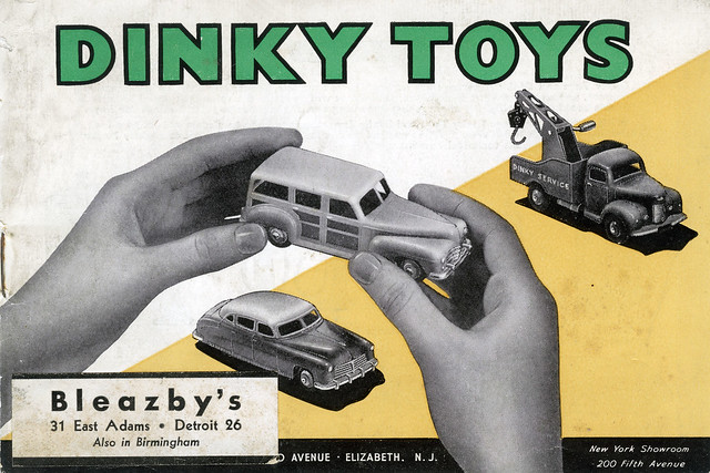 Dinky Toys 1952 USA Catalogue Cover