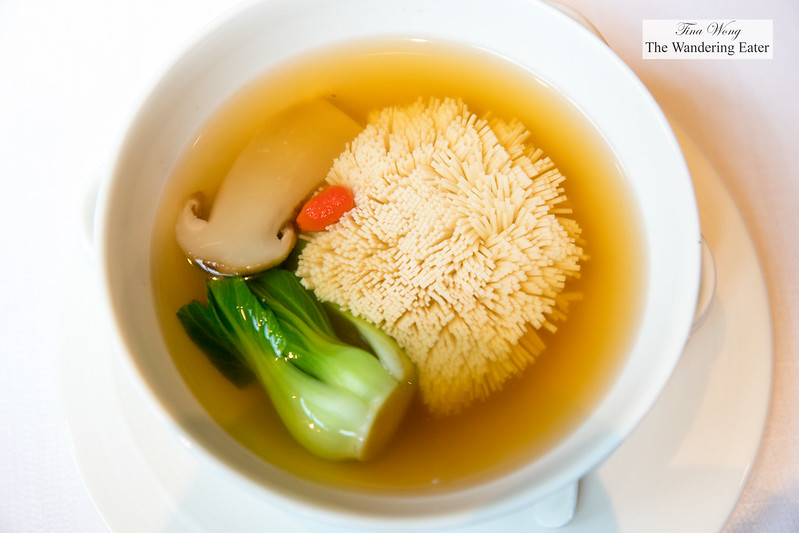Huaiyang style tofu in pork and vegetable consomme