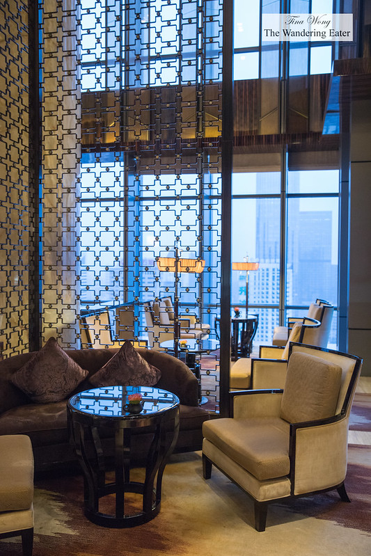 Lobby area of The Ritz Carlton, Chengdu