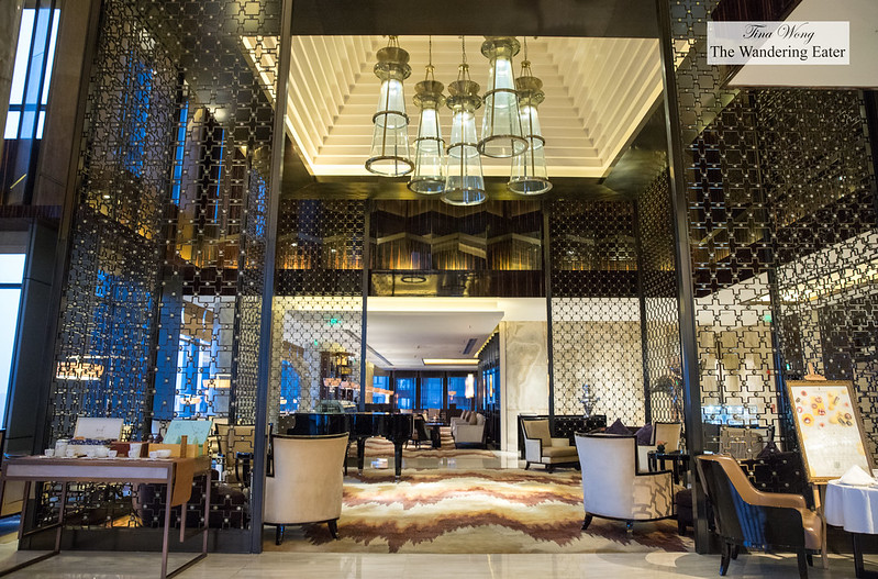 Lobby area of The Ritz Carlton, Chengdu
