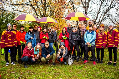 Tree planting at the Loyola Campus