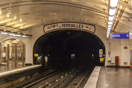 Abbesses metro station of Paris