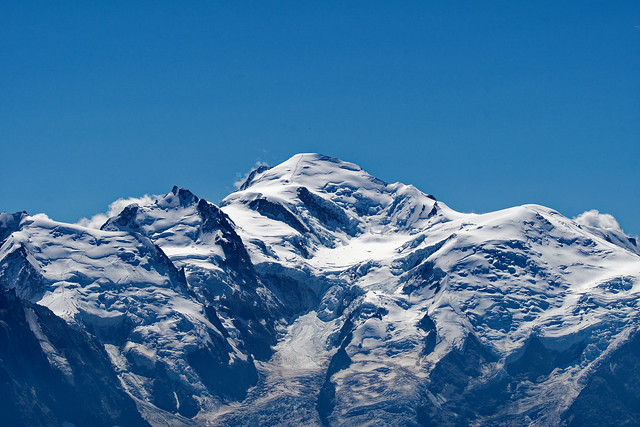 Le Mont Blanc vu depuis le Mont Buet