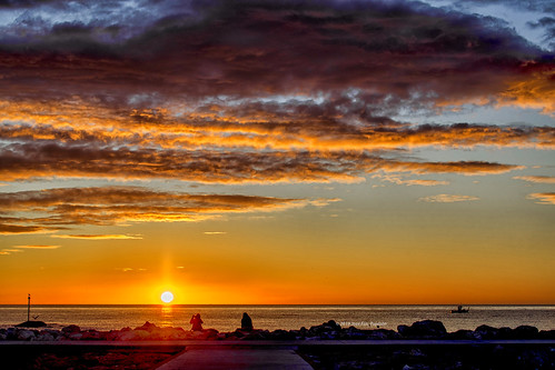 amanecer sunrise fuengirola málaga mar nubes cielo