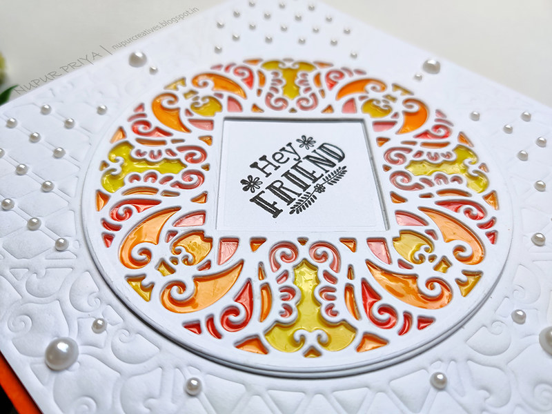 Faux Stained Glass and Embossing with dies card_Nupur Priya_02