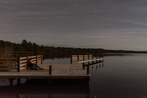 pettigrew state park creswell north carolina nightscape selfie nikon d5500 lake dock moonlit hat 1855mm f3556 outside nikkor landscape longexposure pier lakephelps seascape