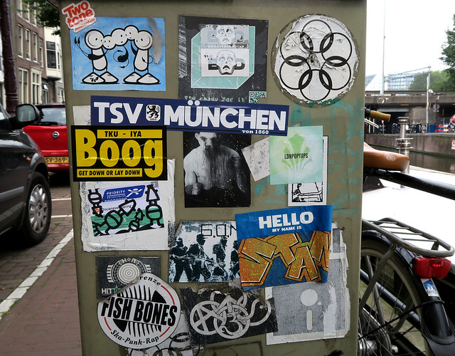 Stickers in Amsterdam