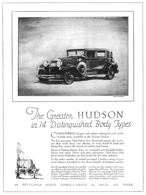 1929 Hudson Five-Passenger Club Sedan
