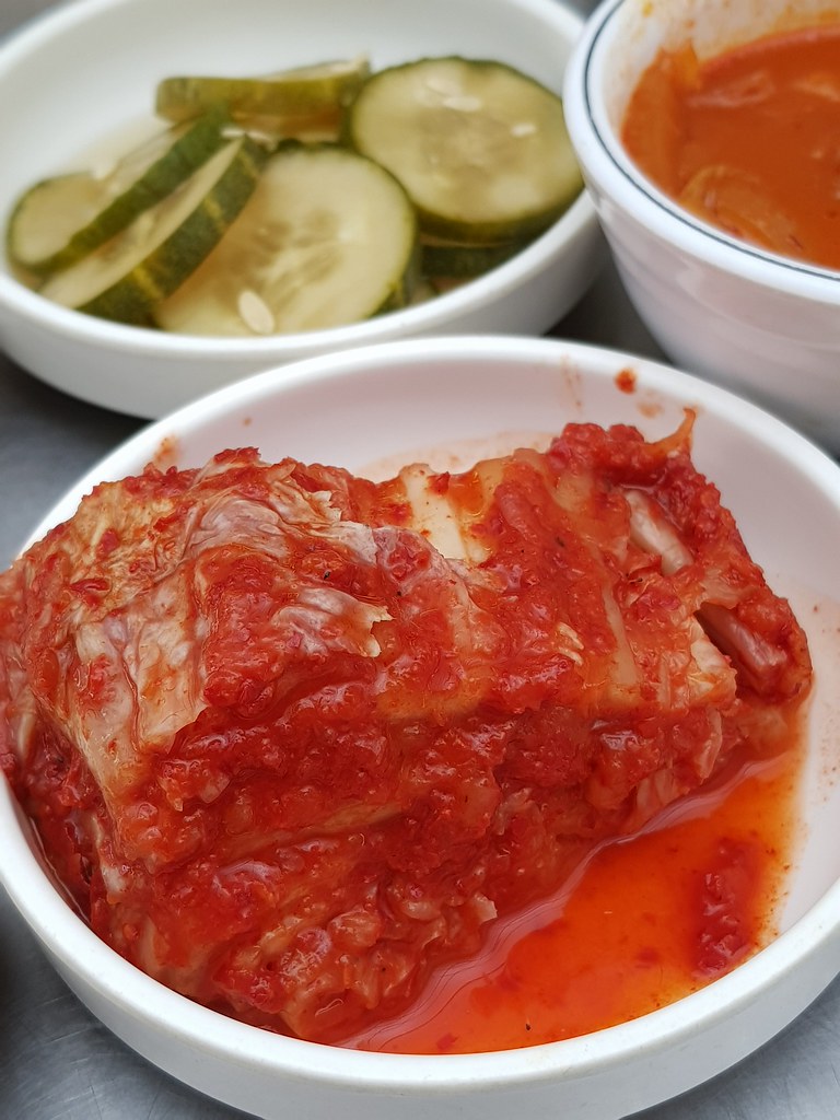 烤小章魚配韩国小菜 Lunch set of Grilled Baby Octopus (Jjukkumi Bokkeum) with 7 Korean side dishes rm$16 @ Sae Ma Eul BBQ PJ Jaya One