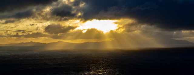 The Outer Hebrides from Neist Point.