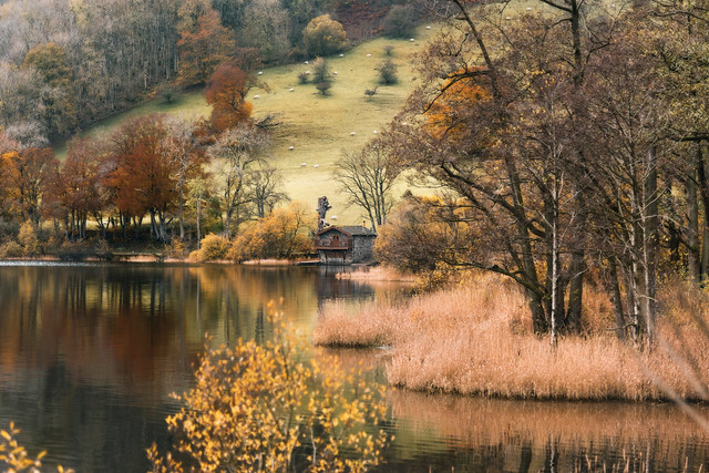 Autumn Boat House