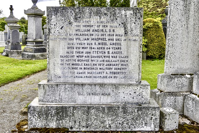 Inverurie Cemetery - Aberdeen Scotland 2029
