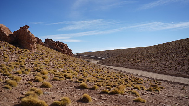 A long track in the heights of Southern Bolivia