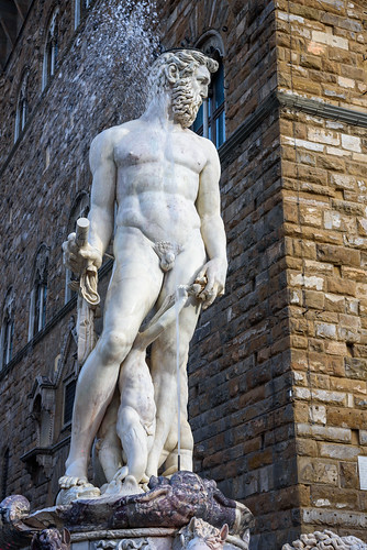 Florence - Piazza della Signoria - Neptune by Ammannati (1575 AD)