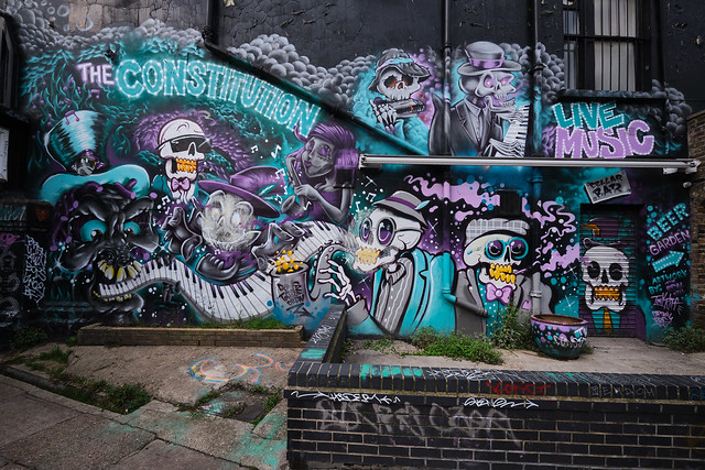 Street art at the Regent´s Canal