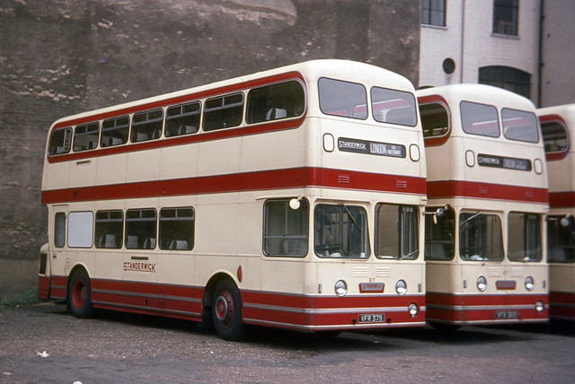W C Standerwick . 37 VFR379 . Westminster Coach Park , London . August-1969 .