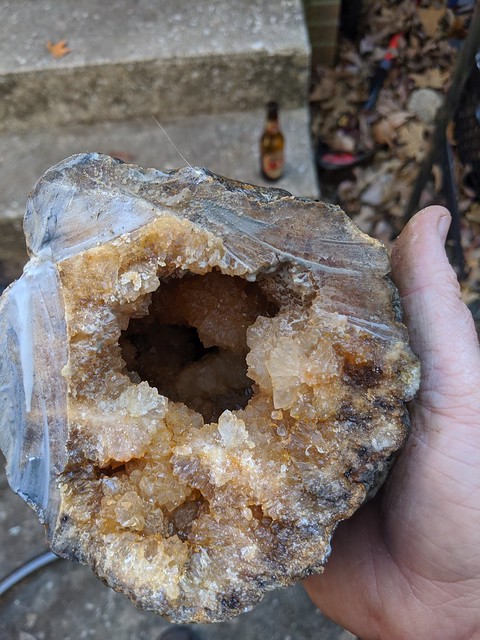 Fort Payne Formation geode, Jackson County, Tennessee