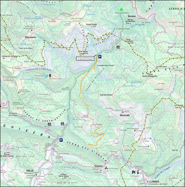 La Vall de Lord'19 -20- Aigua de Valls y Pont Cabradís -00- Ruta desde Sisquer (17-10-2019)