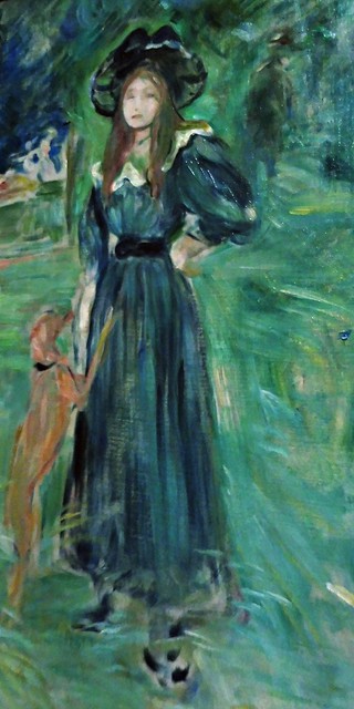 18 - Paris - Musée Marmottan Monet - Berthe Morisot, Bois de Boulogne, Huile sur toile, 1893 - Détail