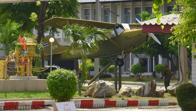 Cessna O-1E Bird Dog Thailand Army serial 2578 preserved at the Quartermaster Generals School Quarter Master Royal Thai Army, Bangkok