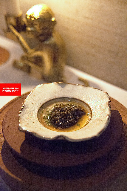 Main 3: Chawanmushi, Zen Prestige Caviar, Aged Pork Dashi