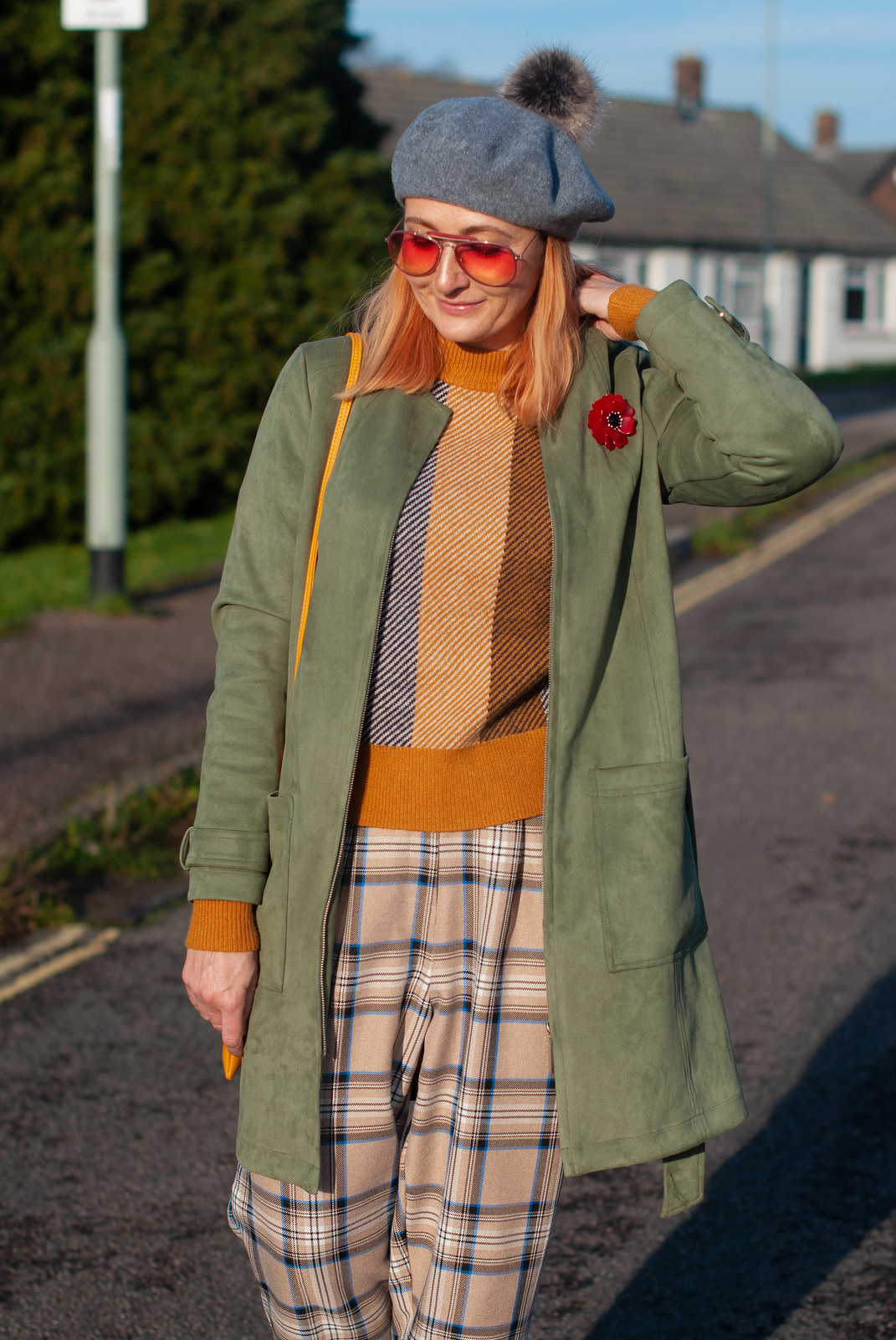 Pattern Mixing 101: Stripes and Checks in Winter | Not Dressed As Lamb, Over 40 Fashion and Style Blog