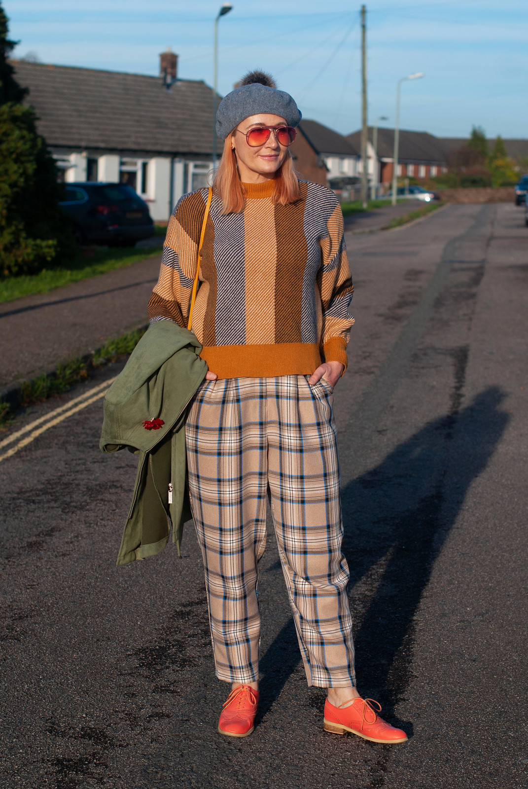 Pattern Mixing 101: Stripes and Checks in Winter | Not Dressed As Lamb, Over 40 Fashion and Style Blog