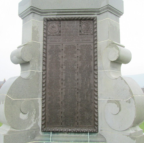 Girvan War Memorial Great War  Plaque