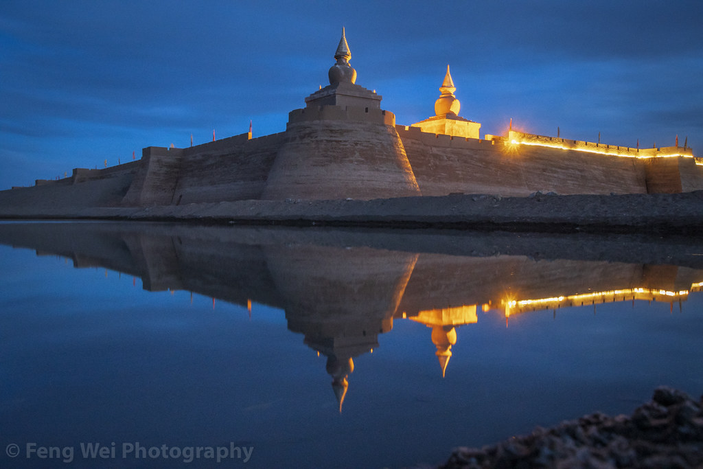 Khara-Khoto (Black City) Ruins,  Ejina Banner, Inner Mongolia, China