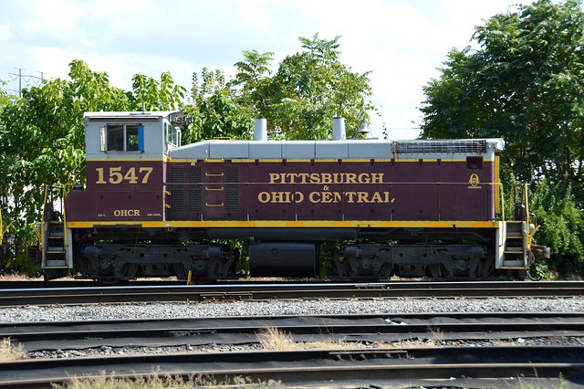 A nice side view of the Pittsburgh & Ohio Central 1547, McKees Rocks Pennsylvania
