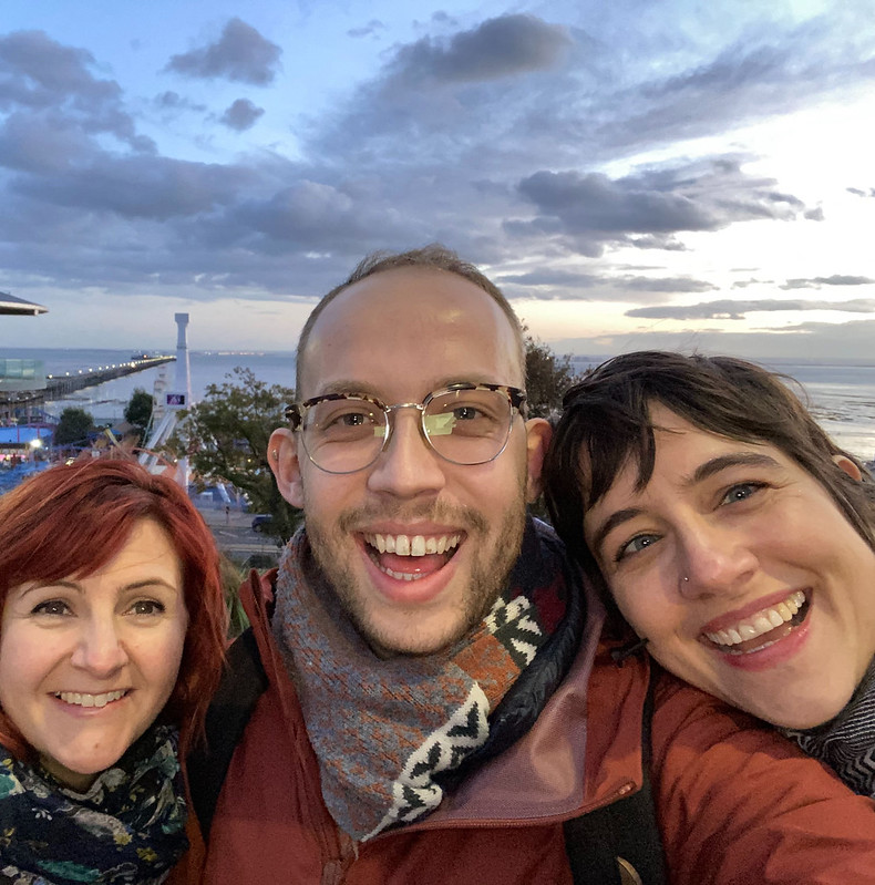 Lorna, Jake and Helena on tour