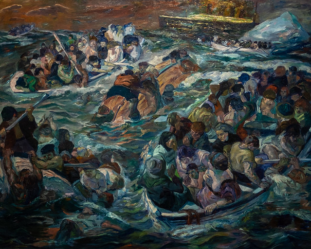 Max Beckmann, The Sinking of the Titanic, 1912-13 9/28/19 #stlartmuseum