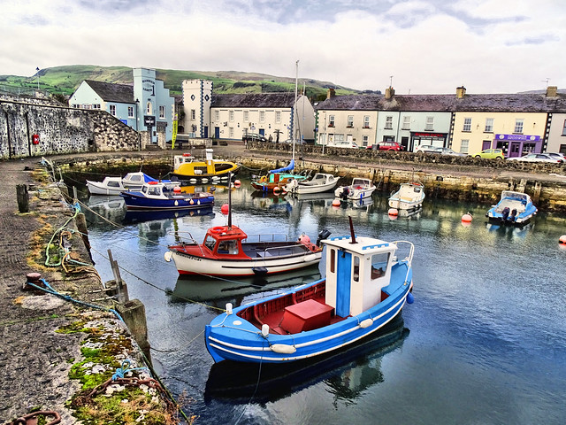 CARNLOUGH HARBOUR GAME OF THRONES SITE ON THE CO ANTRIM COAST