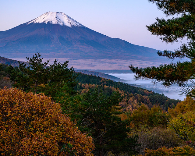Autumn fuji view at Oshino
