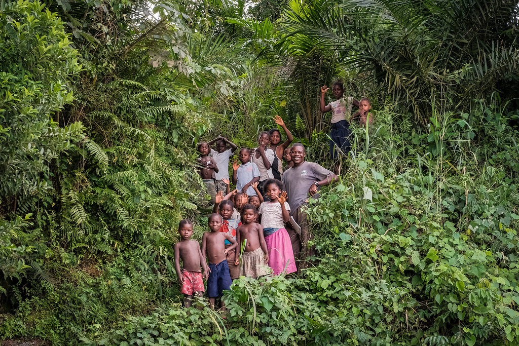 People of the village of Utisongo - DRC.