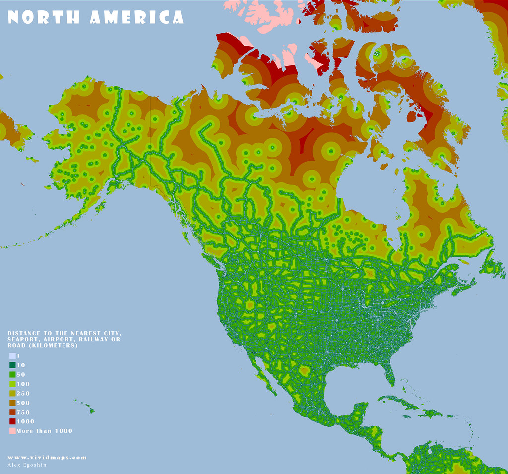 Remoteness: North America