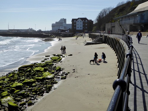 Sunny Sands beach, Folkestone Folkestone to Dover walk