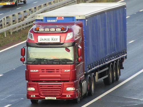 Jamie Key, DAF-XF (KU13KXA) On The A1M Southbound | by Gary Chatterton 16 Million Views