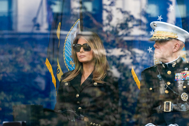 President Trump and the First Lady Attend the NYC Veterans Day Parade
