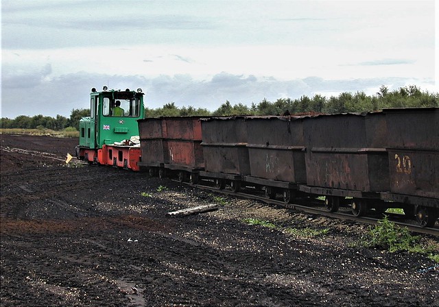 Train at Hatfield Peat Moors, Doncaster.