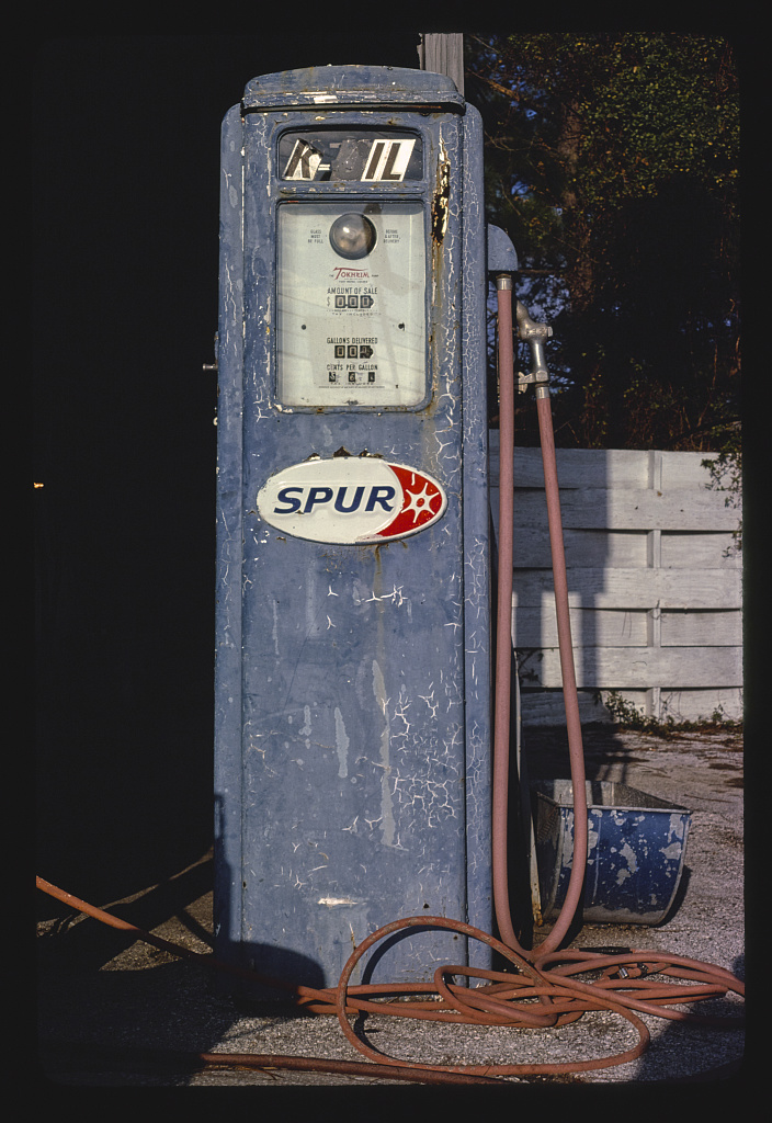Spur gas pumps, Route 84, Valdosta, Georgia (LOC)