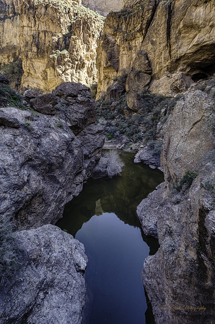 Fish Creek pool at the crossing of Apache Trail, Arizona